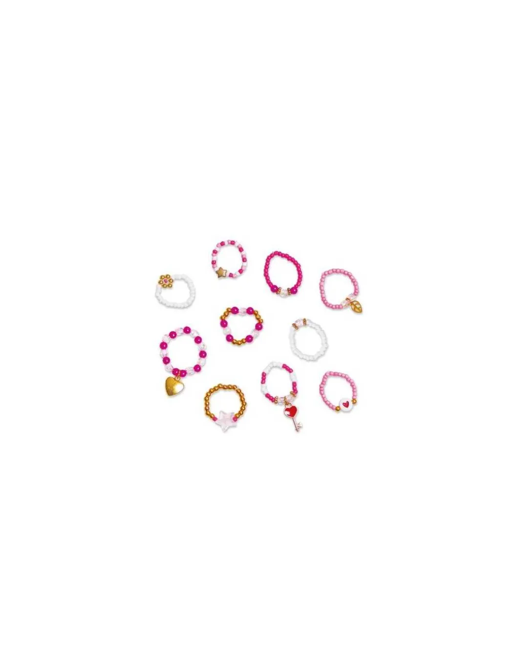 10 bagues en perles Lovely à créer - Les Ateliers Bijoux - Janod