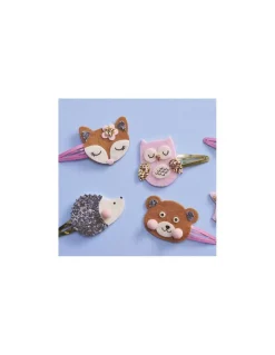6 barrettes pailletées à créer Pretty Forest - Janod
