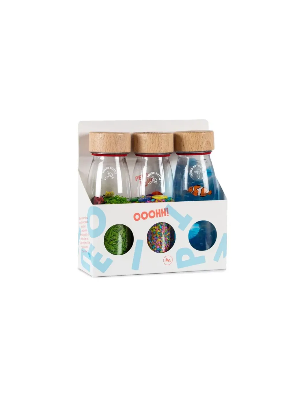 3 bouteilles sensorielles éco - Petit Boum