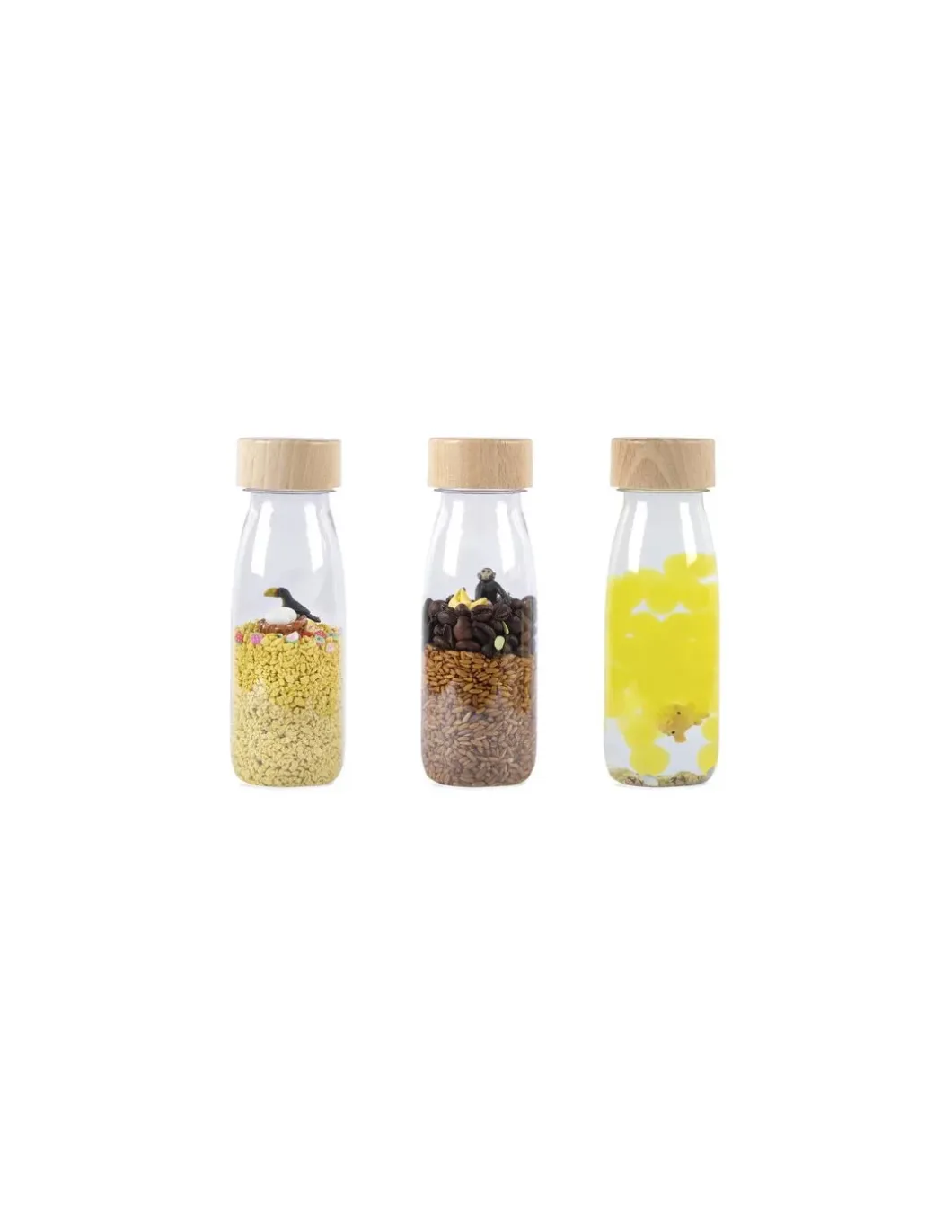 3 bouteilles sensorielles Tropical - Petit Boum