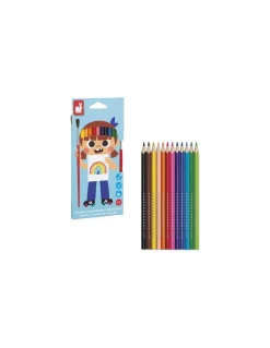 12 crayons aquarellables - Janod
