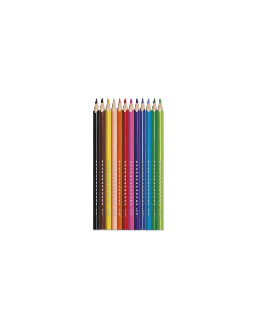 12 crayons aquarellables - Janod