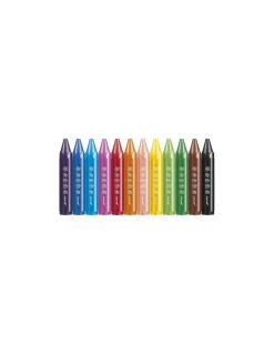12 Crayons de cire - Janod