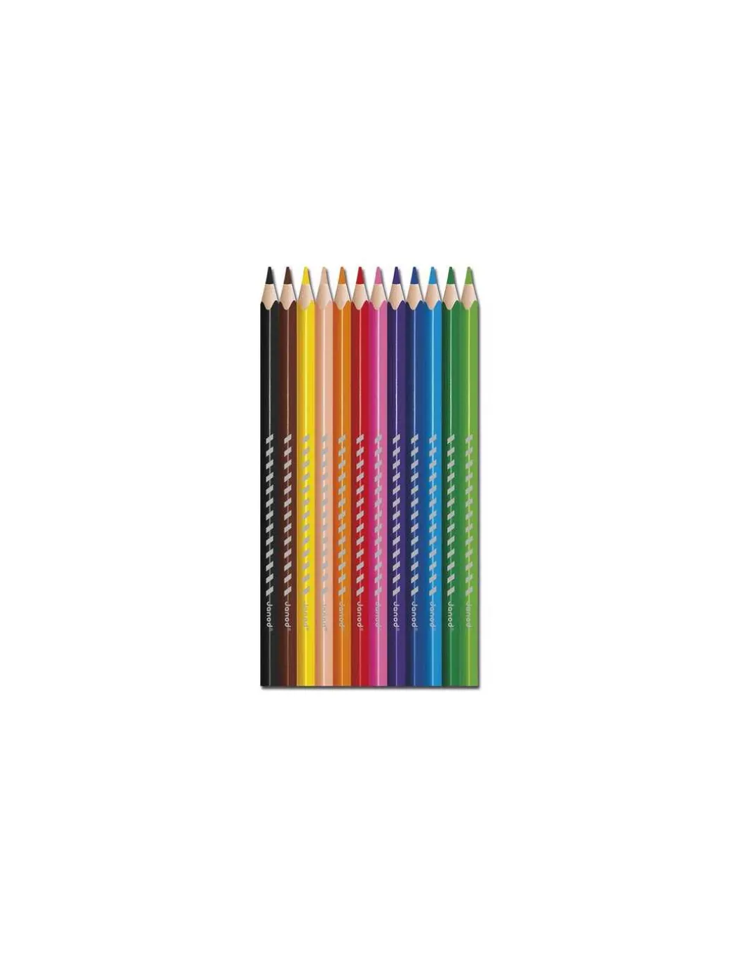12 crayons de couleur - Janod