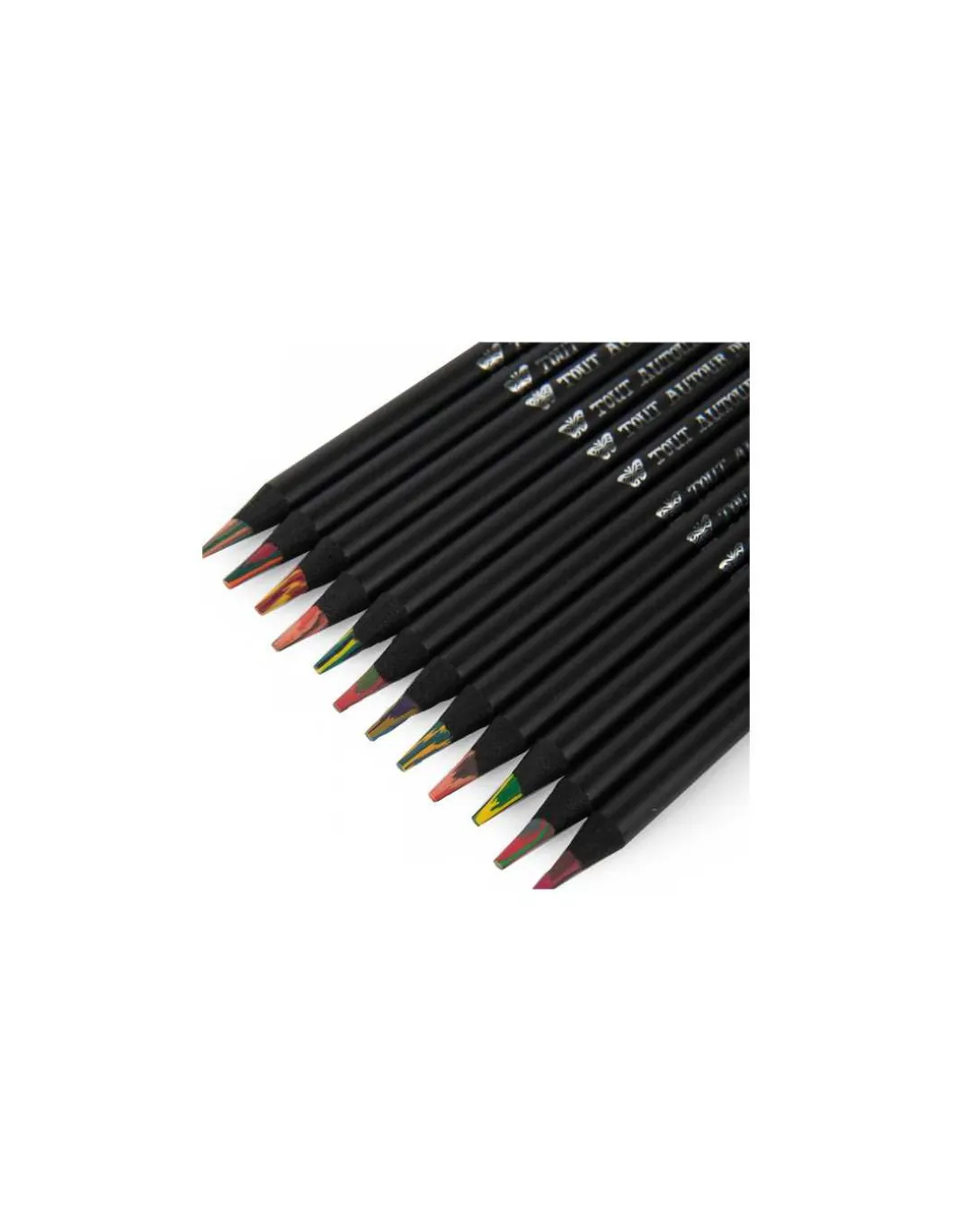 12 crayons de couleur multicolores Tout autour du monde - Moulin Roty