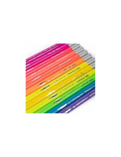 12 crayons de couleur Néon Les Schmouks - Moulin Roty