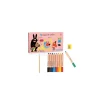 9 crayons de couleurs 3 en 1 Les Schmouks - Moulin Roty