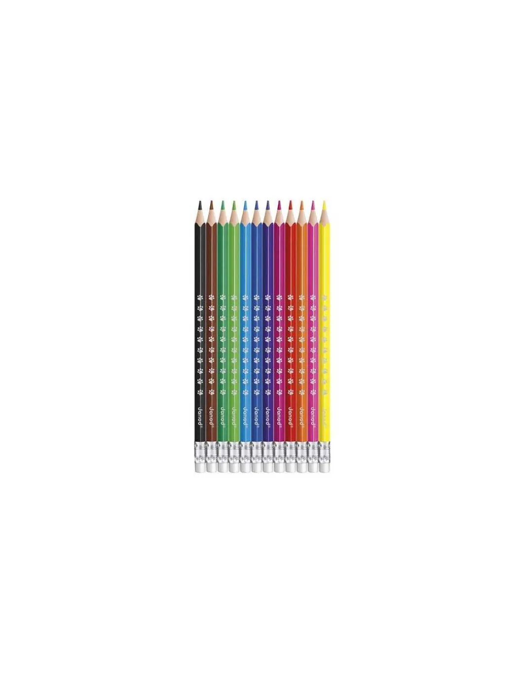 12 crayons effaçables - Janod