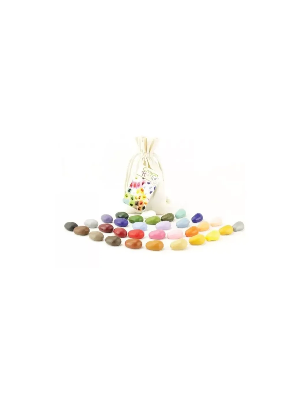 32 crayons en cire naturelle - Crayons Rocks