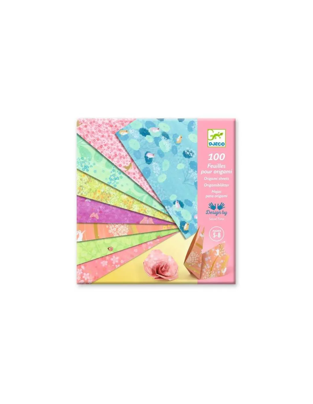 100 feuilles pour origami Haru - Djeco