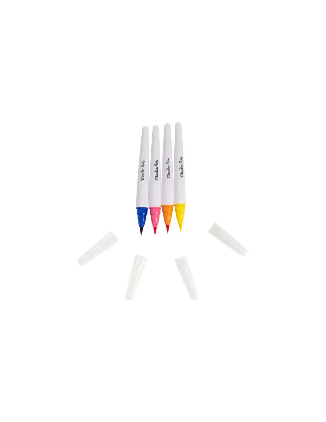 12 gros feutres pinceaux Les Schmouks - Moulin Roty