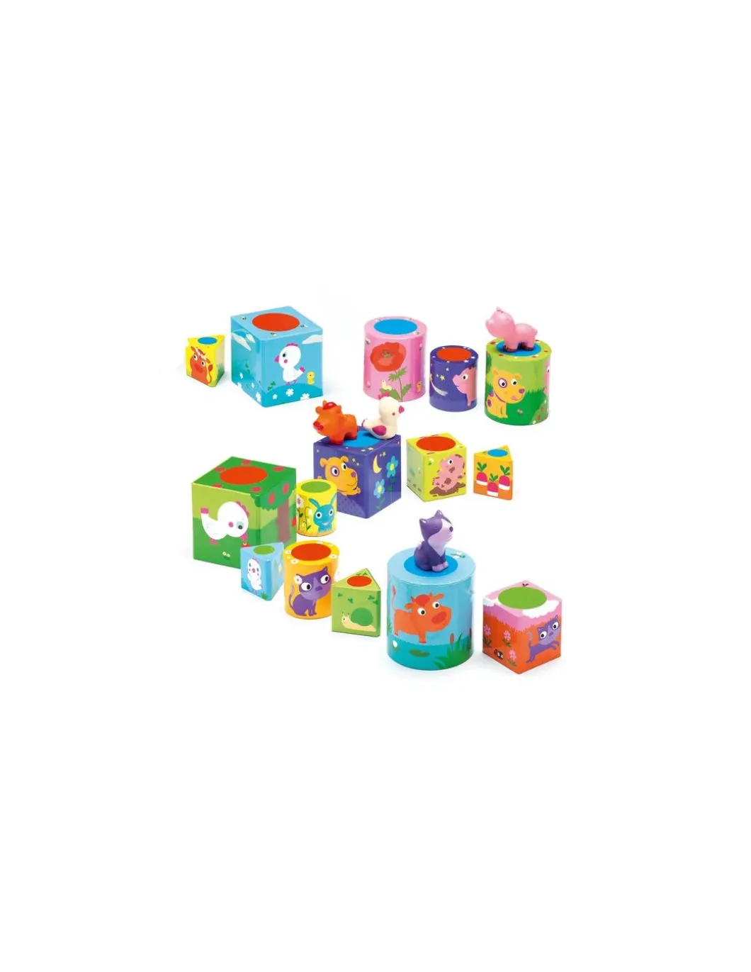 3 jeux pour les petits Ludanimo - Djeco