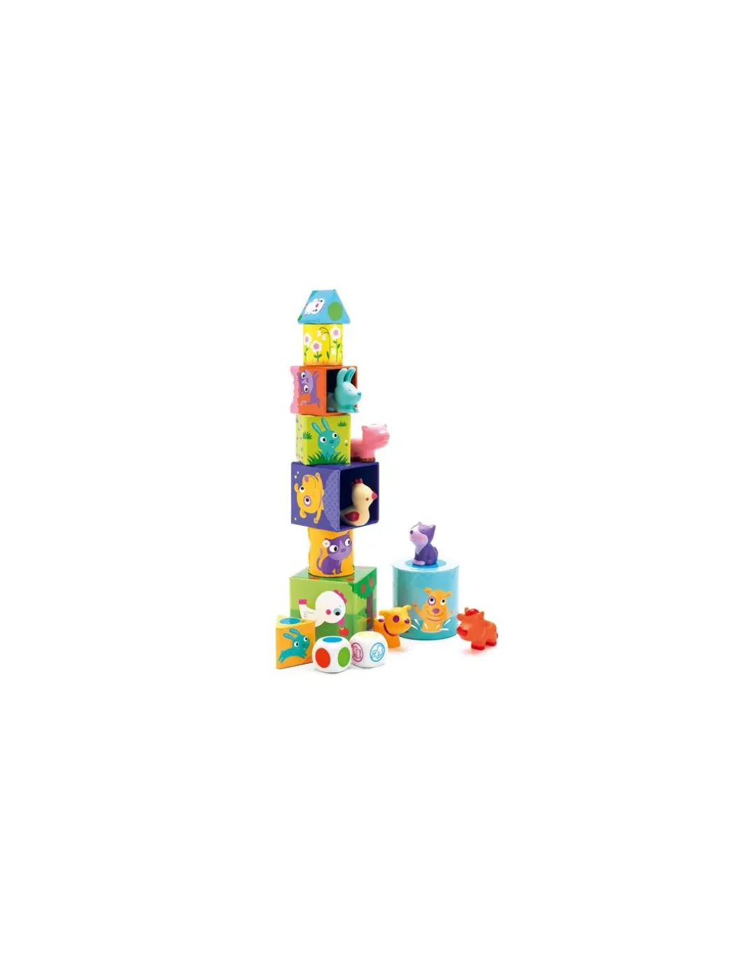 3 jeux pour les petits Ludanimo - Djeco