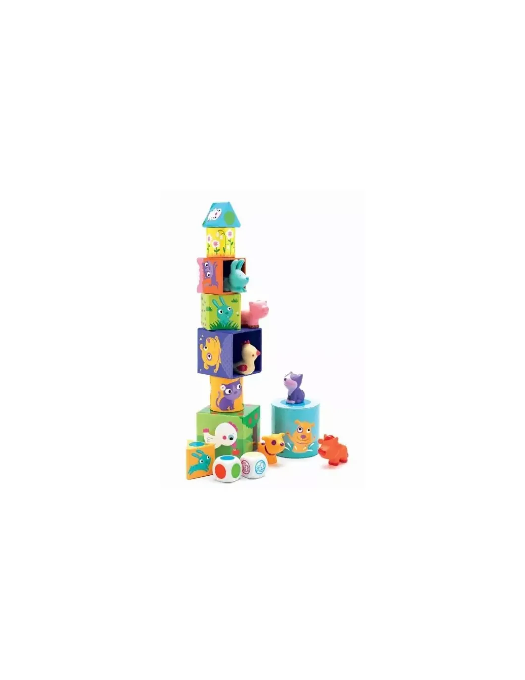 3 jeux pour les petits Ludanimo - Djeco
