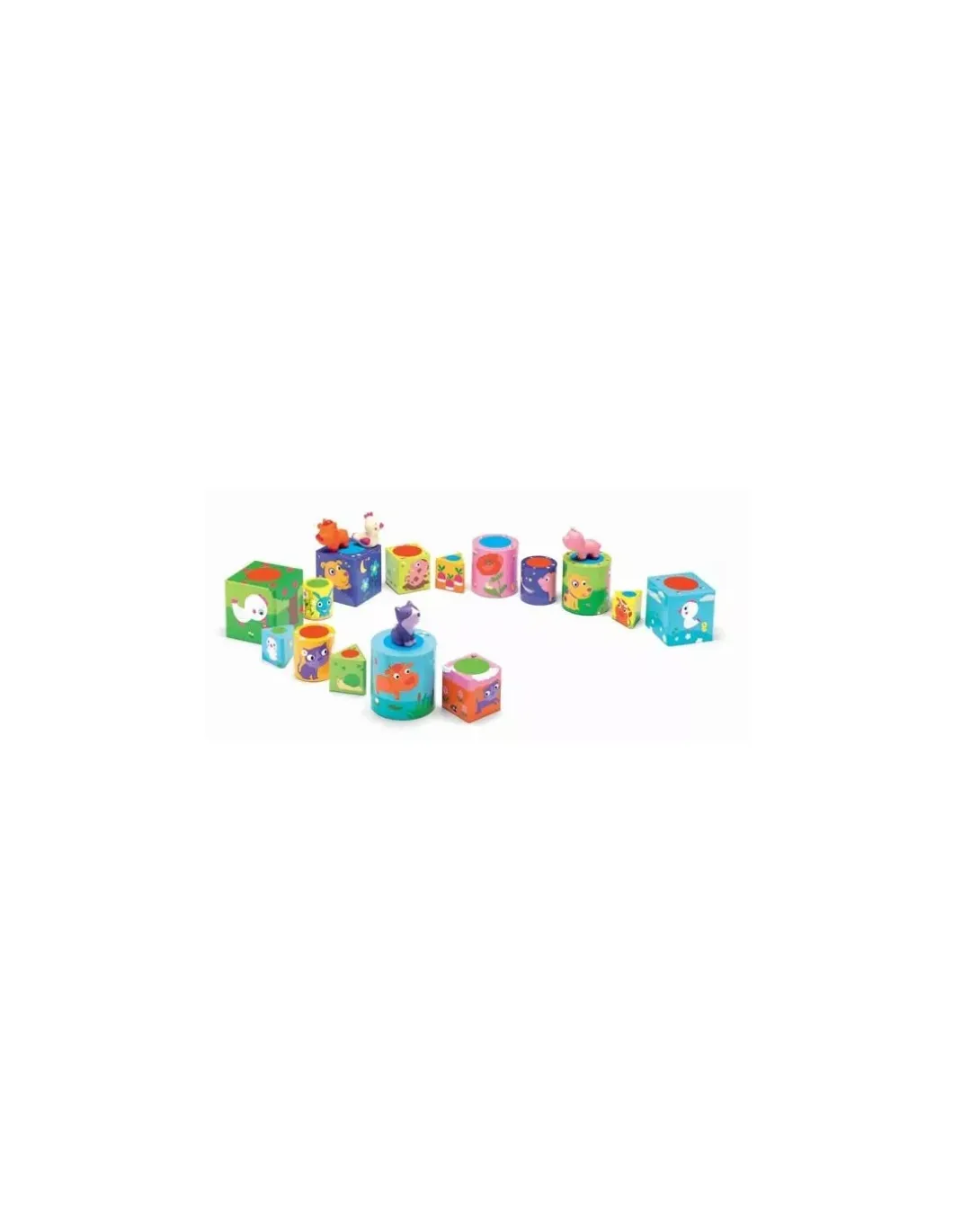 3 jeux pour les petits Ludanimo - Djeco