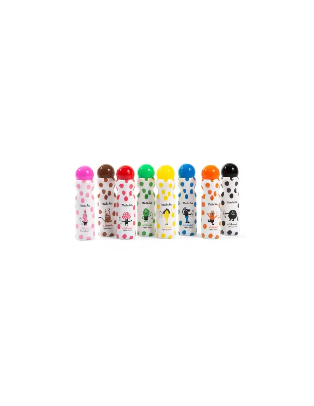 8 marqueurs tampons Les Schmouks - Moulin Roty