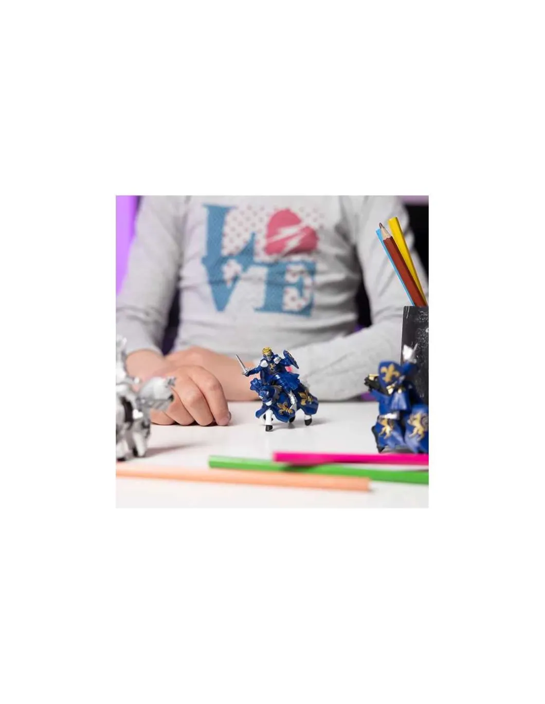 12 mini figurines chevaliers - Papo