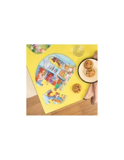 4 mini puzzles Une belle journée Les Minouchkas - Moulin Roty