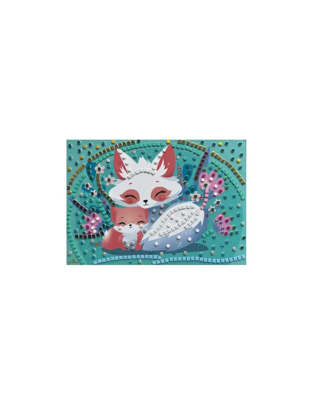5 mosaïques animaux mignons - Sycomore