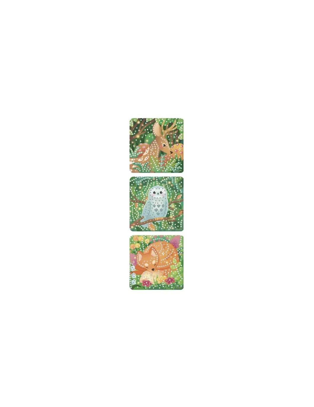 3 mosaïques animaux sauvages - Sycomore