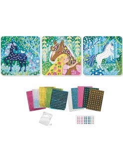 3 mosaïques chevaux - Sycomore
