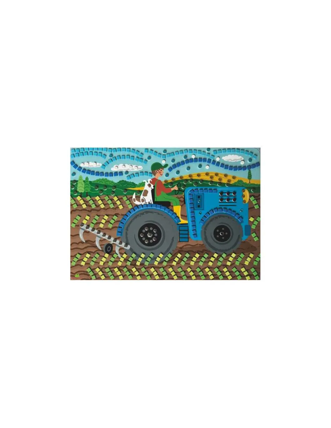 5 mosaïques la vie à la ferme - Sycomore