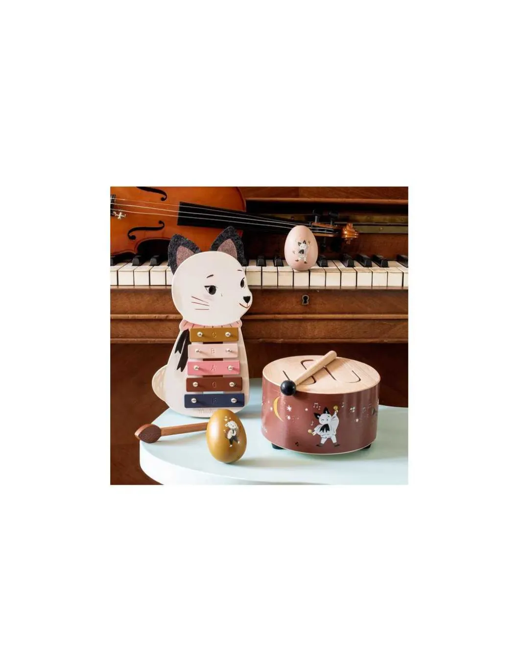 2 oeufs maracas Après la pluie - Moulin Roty