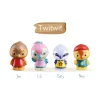 4 personnages famille oiseau Twitwit Klorofil