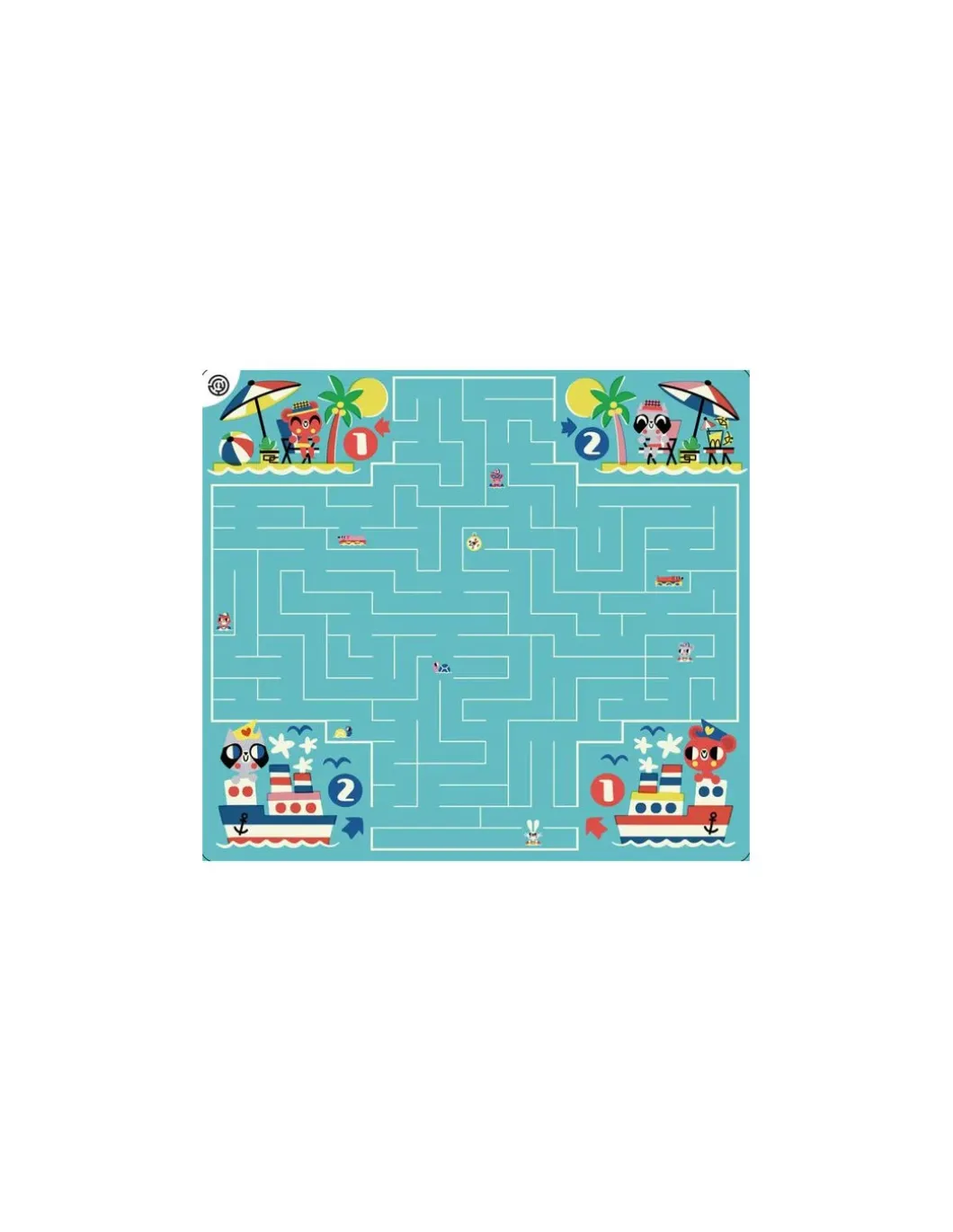 20 P'tits jeux En voyage - Auzou