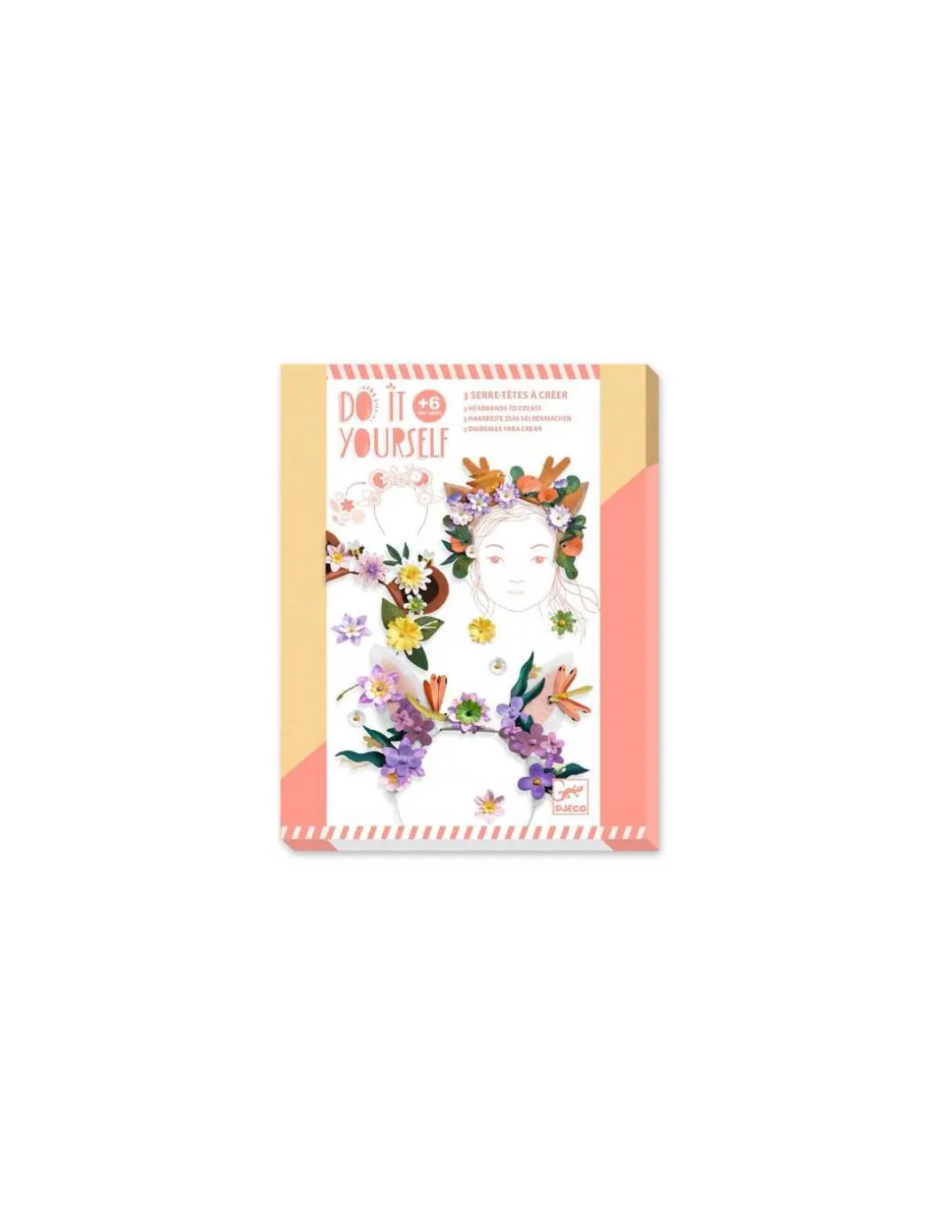 3 serre-têtes à créer Flower Friends - Do it Yourself - Djeco