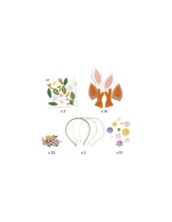 3 serre-têtes à créer Flower Friends - Do it Yourself - Djeco