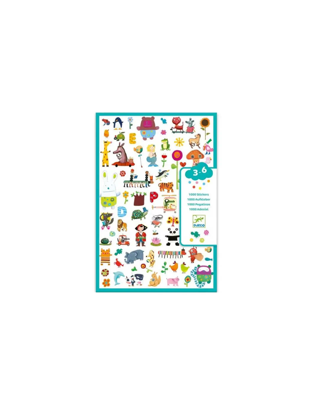 1000 stickers pour les petits - Djeco