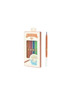 6 stylos gel pailletés - Djeco