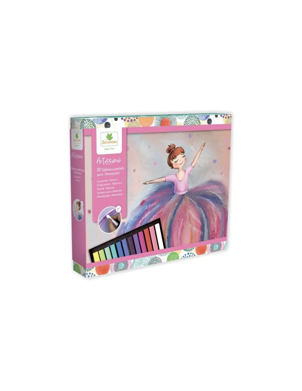 10 tableaux pastels secs danseuses - Sycomore