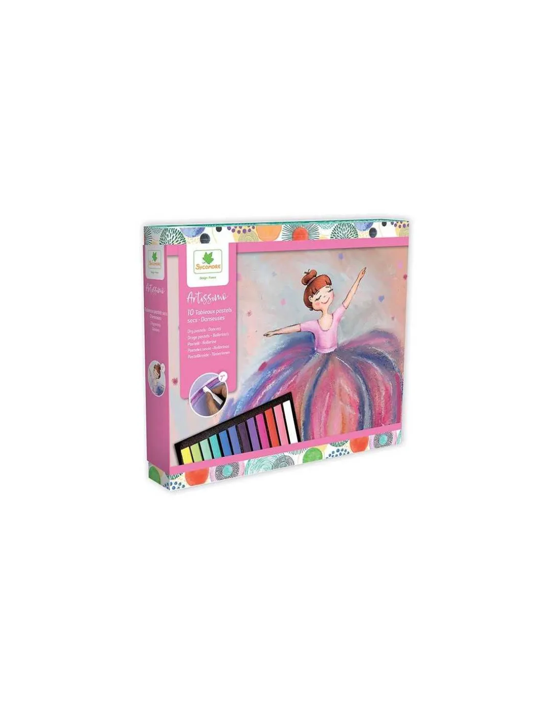 10 tableaux pastels secs danseuses - Sycomore