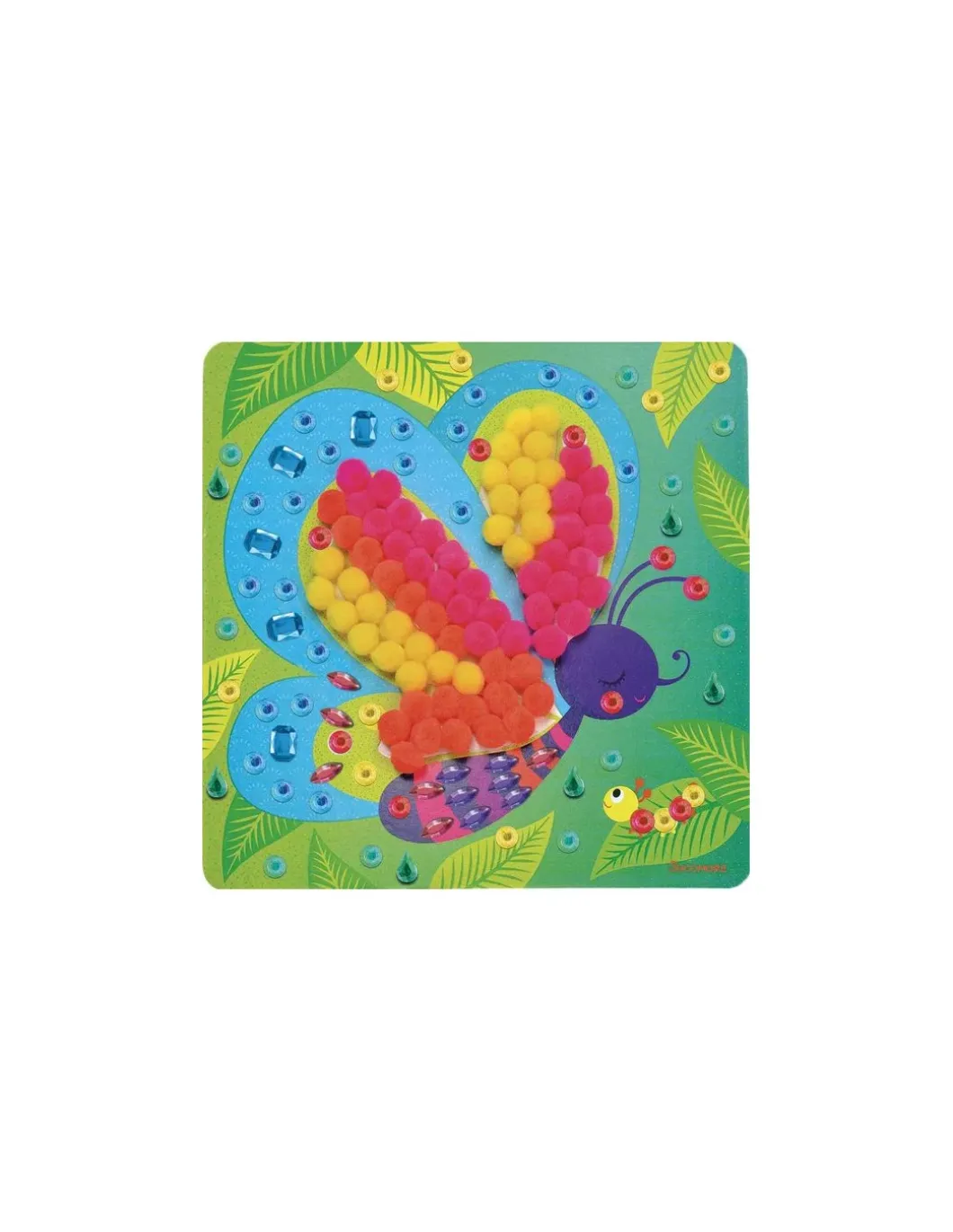 3 tableaux pompons papillons - Sycomore