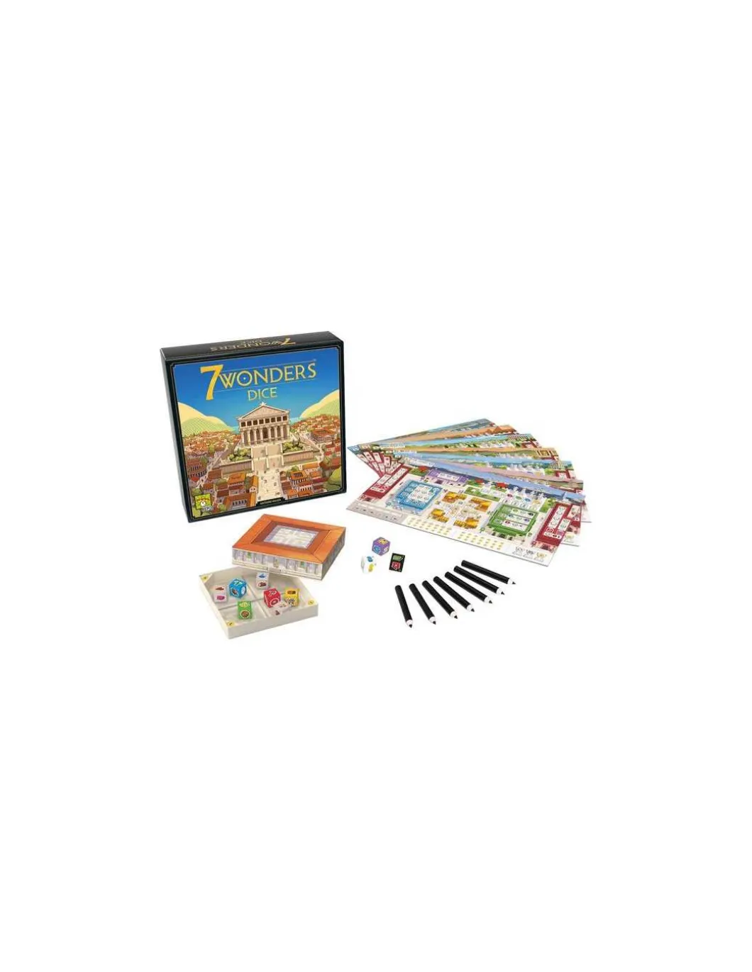 7 wonders Dice