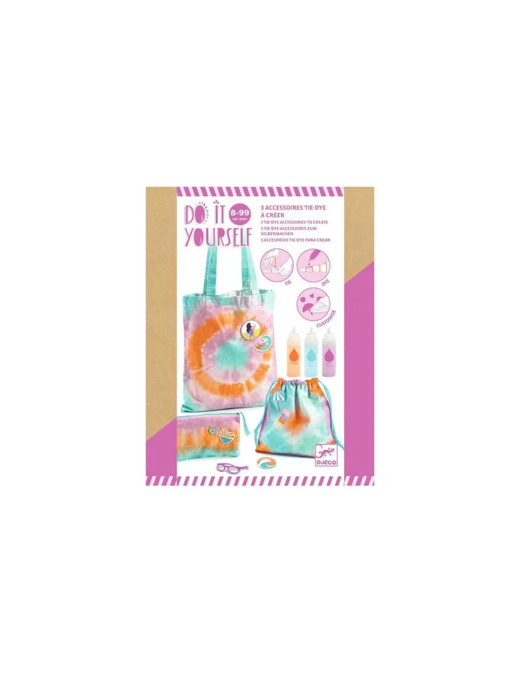Accessoires Tie-Dye à créer Sunshine Camp - Do It Yourself - Djeco