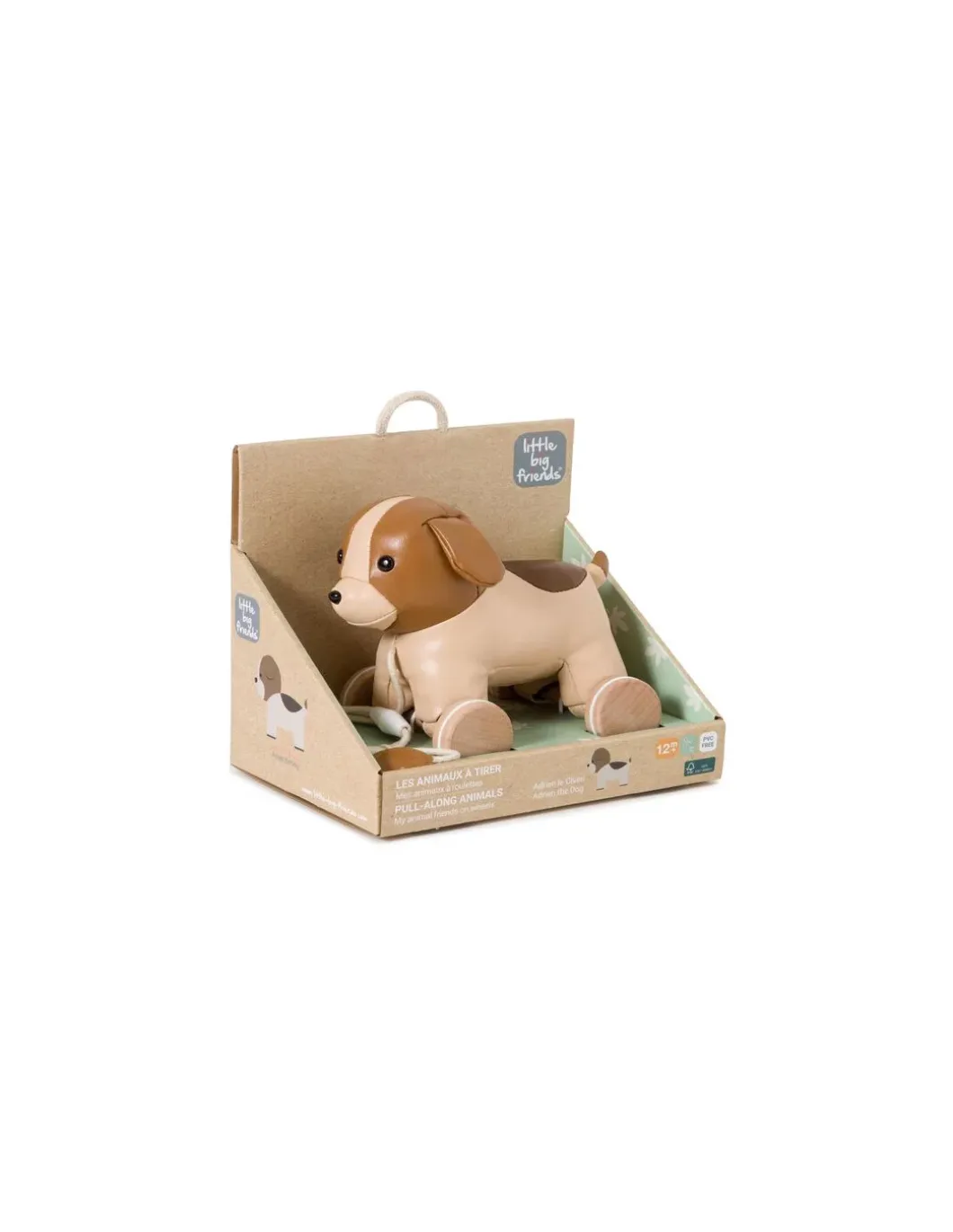 Adrien le chien à tirer - Little Big Friends