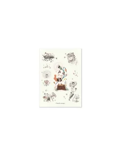 Affiche Le pissenlit sauvage Après le pluie - Moulin Roty