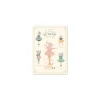 Affiche Les 5 positions de danse La petite école de danse - Moulin Roty