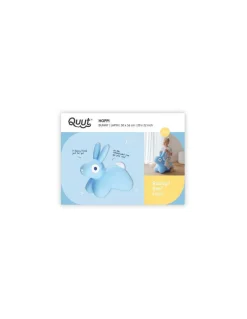 Animal sauteur lapin Hoppi bleu - Quut