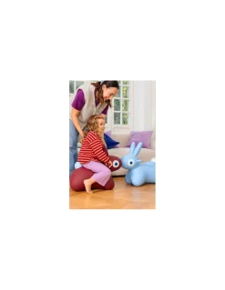 Animal sauteur lapin Hoppi bordeaux - Quut