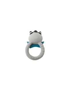Anneau caoutchouc naturel Chat gris Les moustaches - Moulin Roty