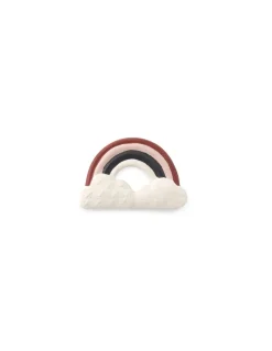Anneau caoutchouc naturel arc en ciel Après la pluie - Moulin Roty