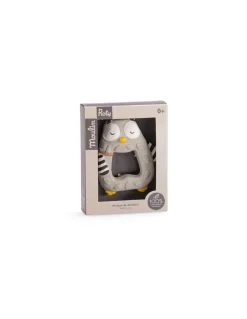 Anneau de dentition caoutchouc Hibou Les moustaches - Moulin Roty