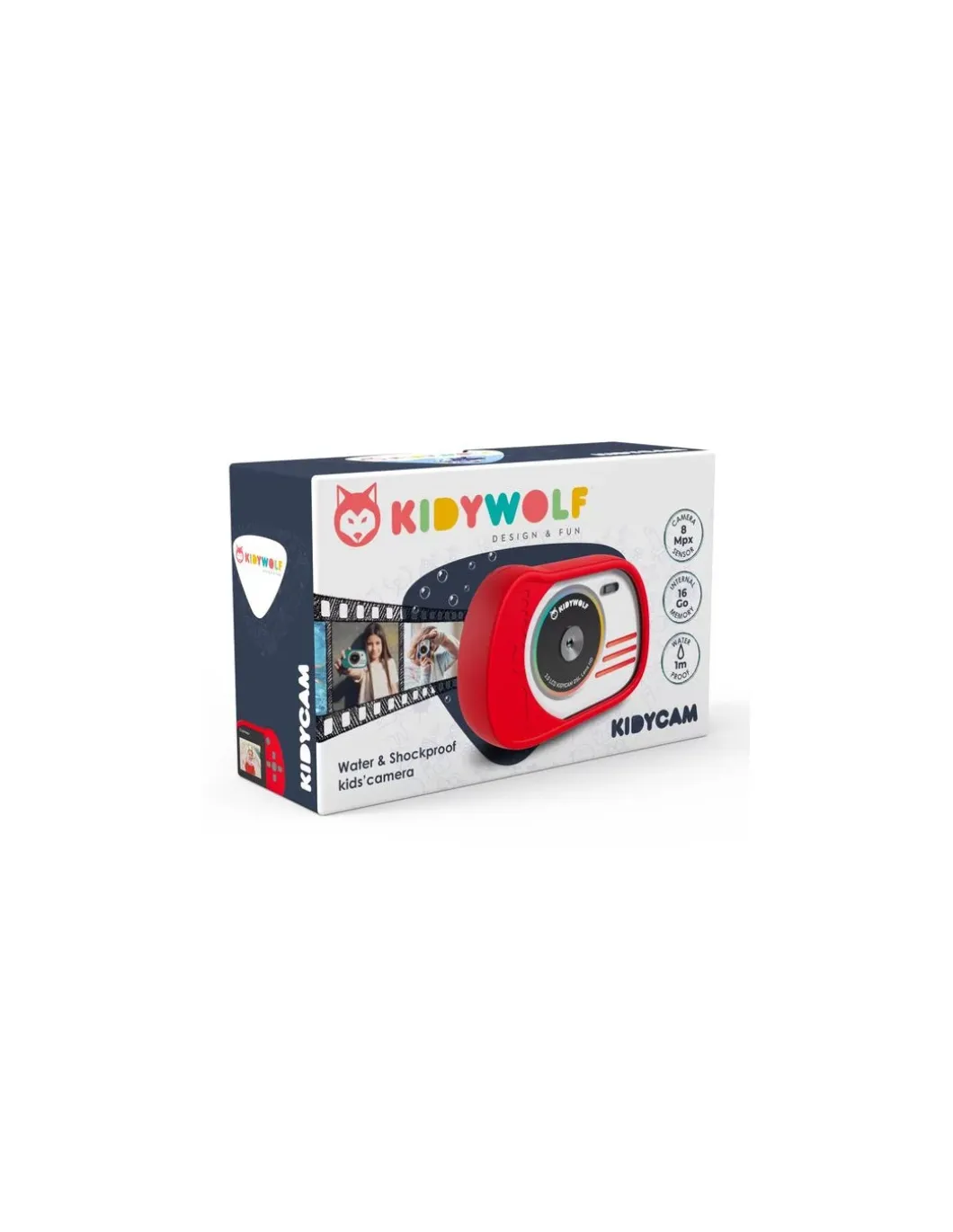 Appareil photo Kidycam rouge - Kidywolf