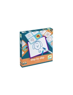 Apprendre à dessiner Step by step 1, 2, 3 & Co - Djeco
