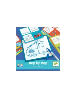 Apprendre à dessiner Step by step Arthur and Co - Djeco
