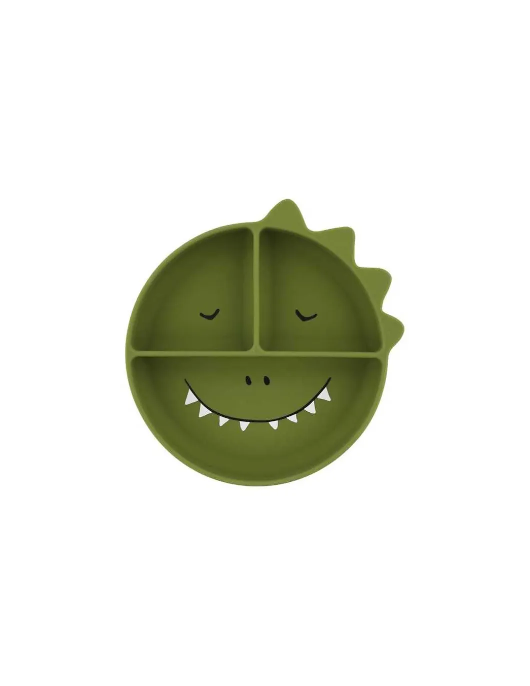 Assiette à compartiments avec ventouse Dinosaure - Trixie